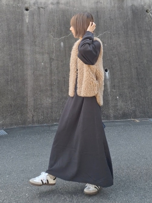 ノーカラープードルファージレベスト（ベスト）｜OMNES（オムネス）の