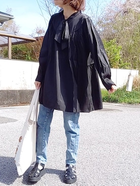 「L.H.P（エルエイチピー）のアイテム（ワンピース/ドレス）」を使った、piiiikoさん（レディース・152cm）の春コーディネート
