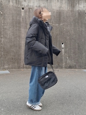 「アイテム（ブルゾン）」を使った、piiiikoさん（レディース・152cm）の冬コーディネート