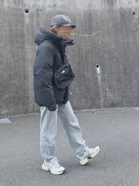 「FIRST DOWN（ファーストダウン）のアイテム」を使った、piiiikoさん（レディース・152cm）の冬コーディネート