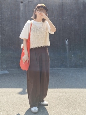 「adidas（アディダス）のアイテム」を使った、piiiikoさん（レディース・152cm）の秋コーディネート