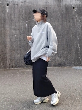 「アイテム（スカート）」を使った、piiiikoさん（レディース・152cm）の秋コーディネート