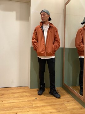 「ソックス」｜「アイテム（ブルゾン）」を使った、YOSHI☆LAWさん（メンズ・173cm）の夏コーディネート