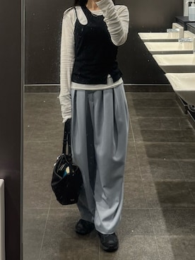 「Ameri（アメリ）のアイテム」を使った、®️さん（レディース・153cm）の春コーディネート