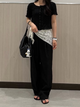 「EFOLE（エフォル）のアイテム」を使った、®️さん（レディース・153cm）の夏コーディネート