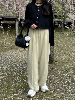 MAISON SPECIAL（メゾンスペシャル）の「Tweed Fringe Vest/ツイード