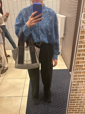 「アイテム（ベルト）」を使った、y.hanonさん（レディース・157cm）の秋コーディネート