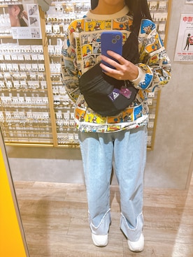 「アイテム（ボディバッグ/ウエストポーチ）」を使った、y.hanonさん（レディース・157cm・30代）の秋コーディネート