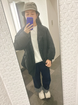 「アイテム（帽子）」を使った、y.hanonさん（レディース・157cm・30代）の冬コーディネート