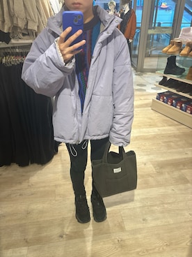 「アイテム（スニーカー）」を使った、y.hanonさん（レディース・157cm・30代）の冬コーディネート