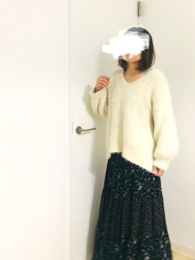 はなさん（レディース・156cm）の冬コーディネート