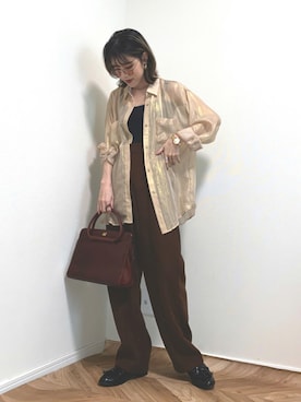 HITOMIさん（レディース・155cm）の秋コーディネート