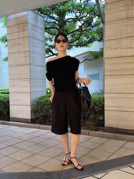 「NEUNA（ヌナ）のアイテム」を使った、HITOMIさん（レディース・155cm）の夏コーディネート