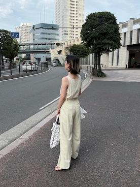「Ada.（エイダ）のアイテム」を使った、HITOMIさん（レディース・155cm）の夏コーディネート