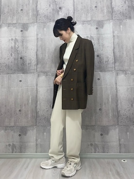 「A part by（アパートバイ）のアイテム」を使った、HITOMIさん（骨格ウェーブ・レディース・155cm）の秋コーディネート