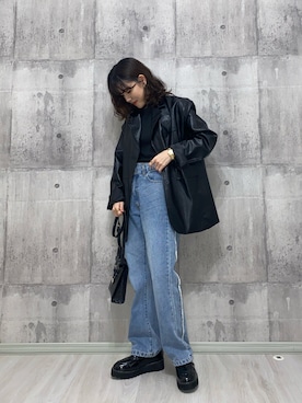 「coca（ANDEX shoes product）（コカ）のアイテム」を使った、HITOMIさん（レディース・155cm）の冬コーディネート