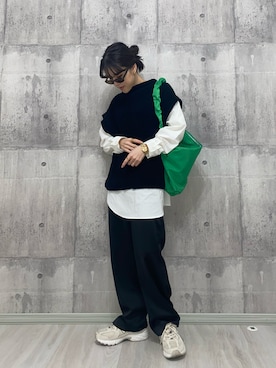 「CLEA（クレア）のアイテム」を使った、HITOMIさん（骨格ウェーブ・レディース・155cm）の冬コーディネート