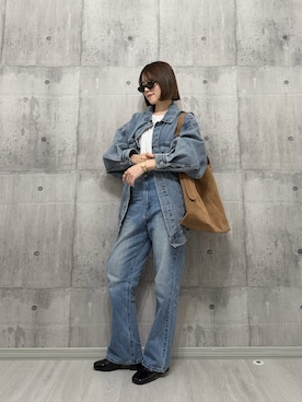 「CITEN（シテン）のアイテム」を使った、HITOMIさん（レディース・155cm）の冬コーディネート