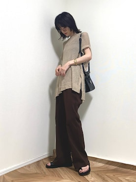 HITOMIさん(レディース・155cm)の夏コーディネート