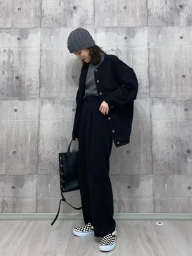 「CLEA（クレア）のアイテム」を使った、HITOMIさん（骨格ウェーブ・レディース・155cm）の冬コーディネート