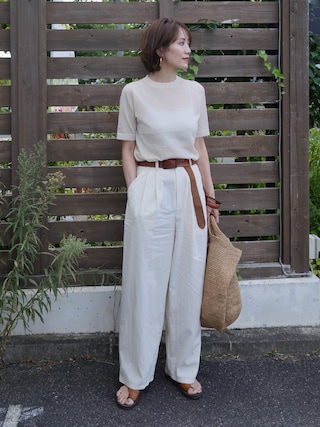 【極美品】MADE IN MADA/KOKOバッグ/ベージュ/ラフィア MADE IN MADA かごバッグ カゴバッグ 「MADE /メイドインマダ