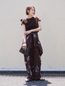 金子三記(miki)さん(レディース・170cm)の春コーディネート