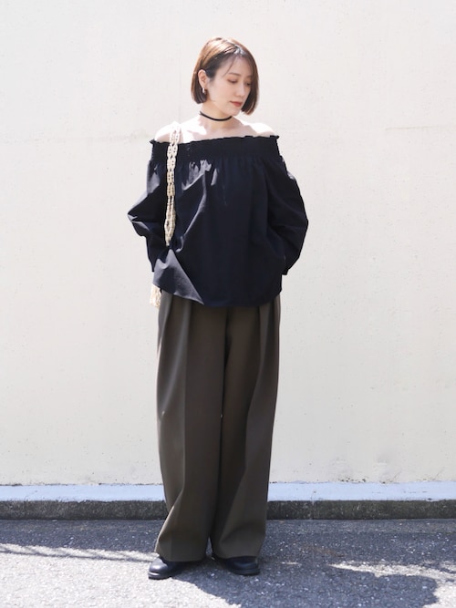 Bonding Wide Trousers（その他パンツ）｜TODAYFUL（トゥデイフル）の
