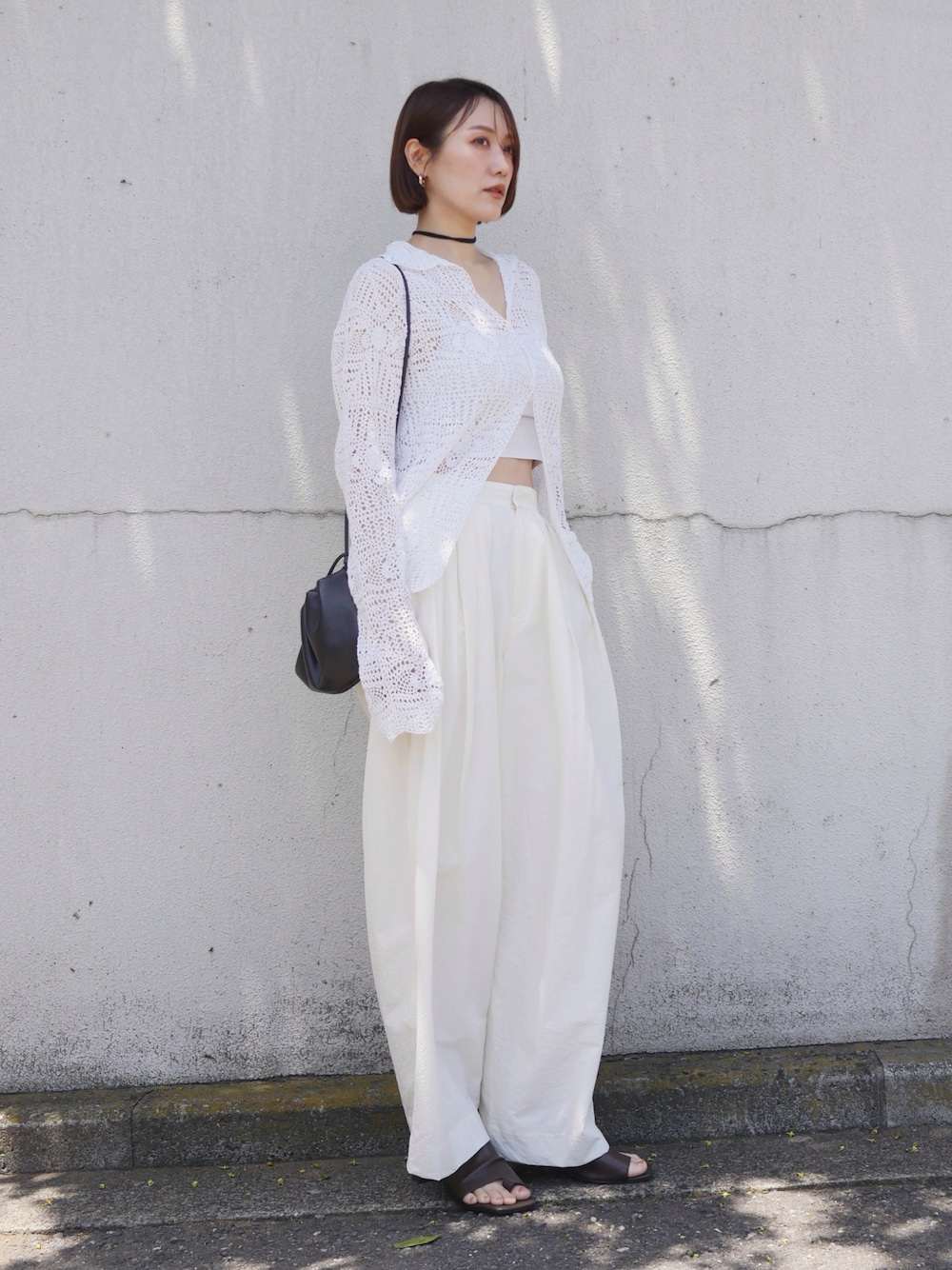 TODAYFUL/トゥデイフル] クロシェ レース ニットシャツを使った人気