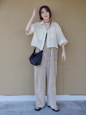 金子三記(miki)さん（骨格ナチュラル・レディース・170cm）の夏コーディネート