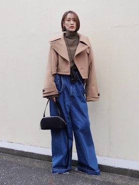 金子三記(miki)さん(レディース・170cm)の冬コーディネート