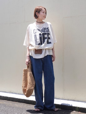 金子三記(miki)さん(レディース・170cm)の夏コーディネート