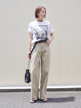 金子三記(miki)さん(レディース・170cm)の夏コーディネート
