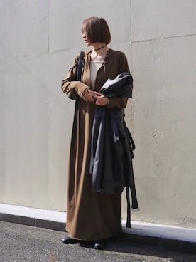 金子三記(miki)さん(レディース・170cm)の春コーディネート