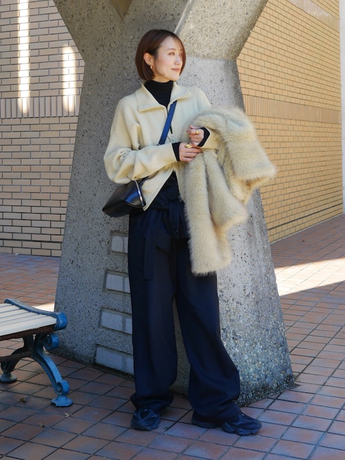 フェイクファーショートコート / Faux Fur Short Coat（その他アウター