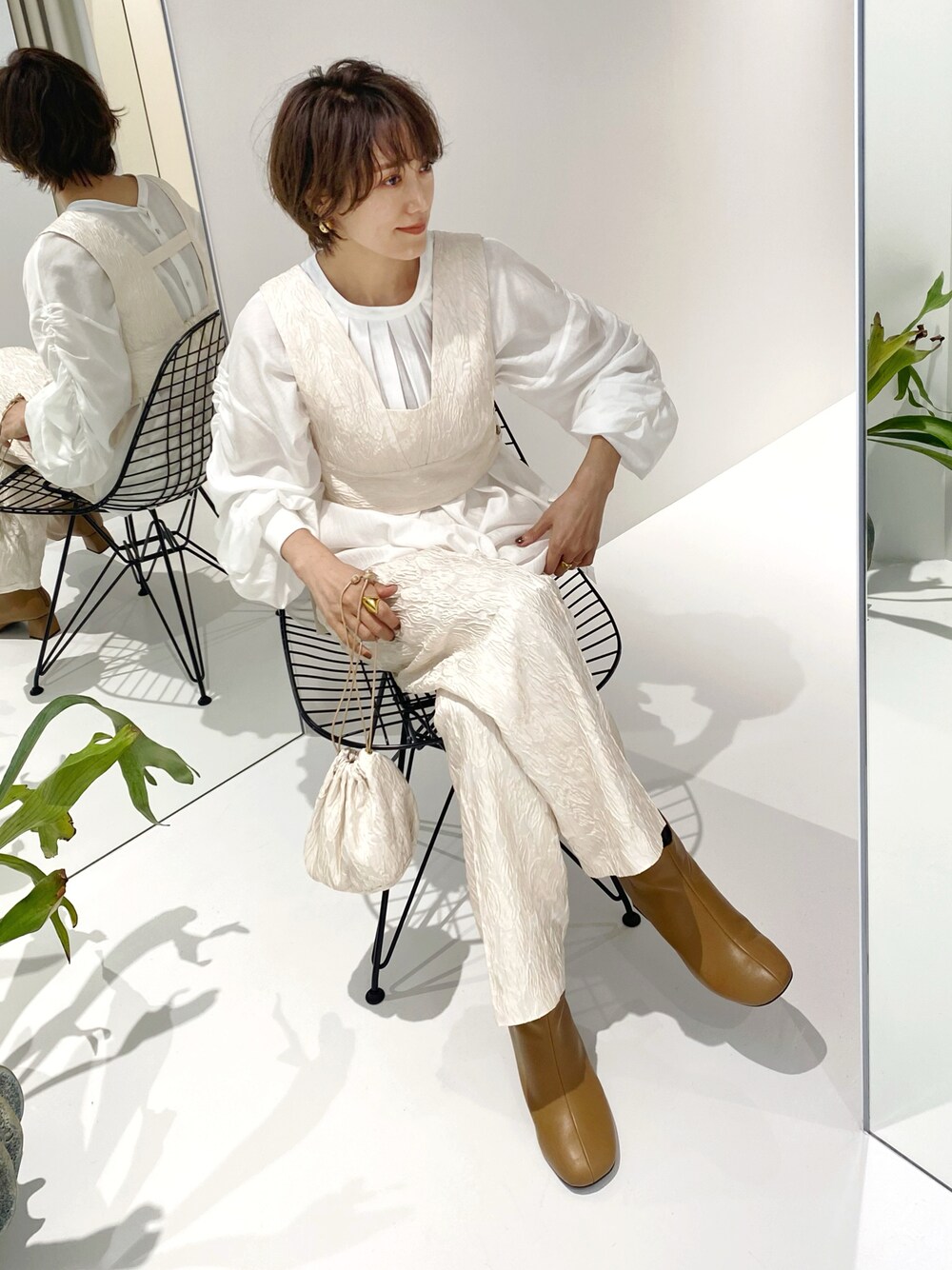 CHIGNON（シニヨン）の「CHIGNON ジャガードビスチェ（セットアップ