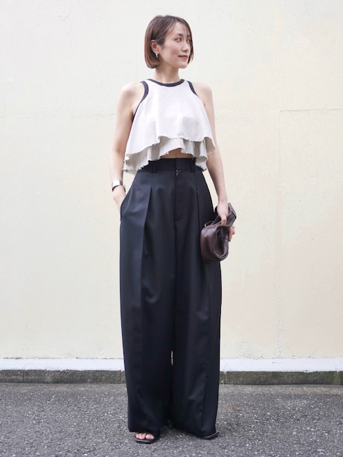 ［美品］todayful Leather Wrap Bag ブラック todayful Leather Wrap Bag ブラック バッグ