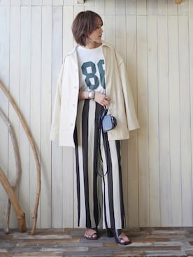 金子三記(miki)さんの（ZARA | ザラ）を使ったコーディネート