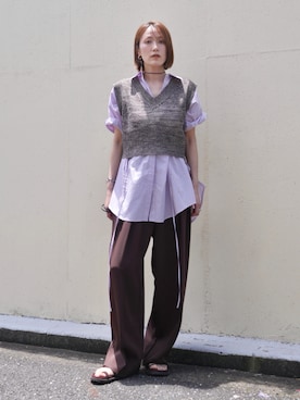 金子三記(miki)さん(レディース・170cm)の夏コーディネート