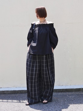 金子三記(miki)さん(レディース・170cm)の春コーディネート