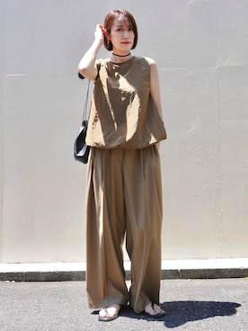 「デートコーデ」｜金子三記(miki)さん（レディース・170cm・40代）の夏コーディネート