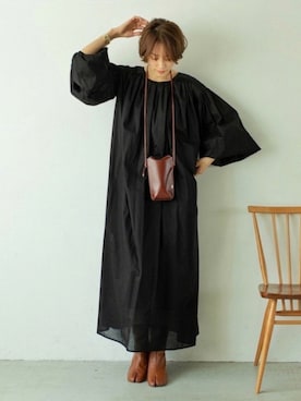 「アイテム（ピアス（両耳用））」を使った、金子三記(miki)さん（レディース・170cm・40代）の春コーディネート