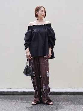 「GOLDY（ゴールディ）のアイテム」を使った、金子三記(miki)さん（レディース・170cm）の夏コーディネート