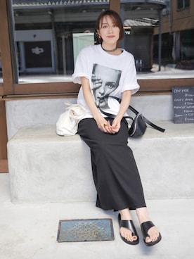 金子三記(miki)さん（骨格ナチュラル・レディース・170cm）の夏コーディネート