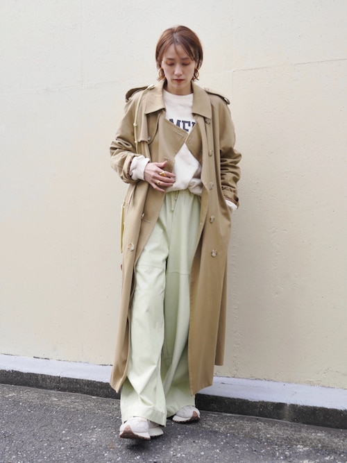 セール】Vegan Leather Easy Pants/ヴィーガンレザーイージーパンツ