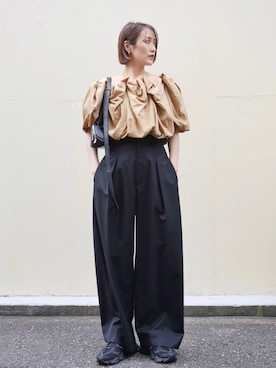 「アイテム（トップス）」を使った、金子三記(miki)さん（レディース・170cm・40代）の夏コーディネート