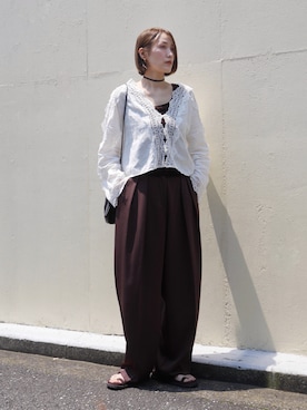 金子三記(miki)さん(レディース・170cm)の夏コーディネート