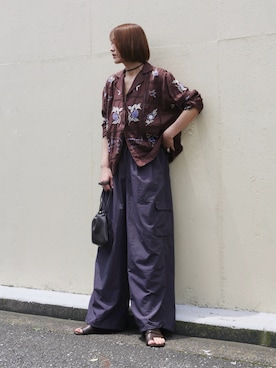 「funda mine（ファンダマイン）のアイテム」を使った、金子三記(miki)さん（レディース・170cm）の秋コーディネート