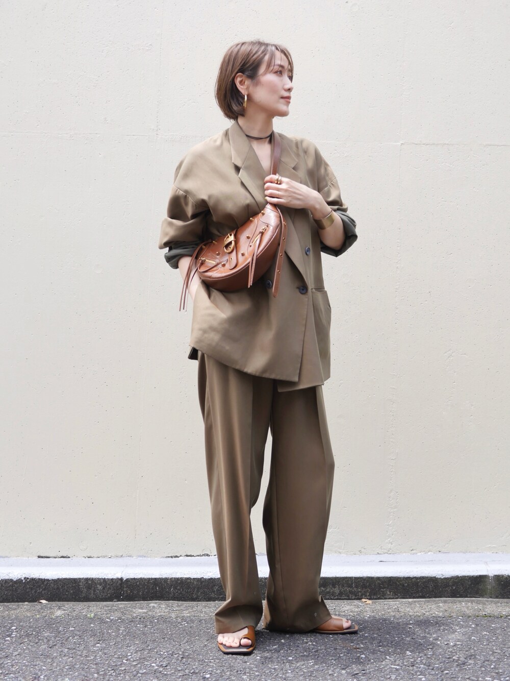 【希少】メゾンスぺシャル リヨセル オーバーサイズ ダブルテーラードジャケット 希少】メゾンスぺシャル リヨセル オーバーサイズ ダブル