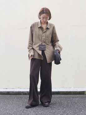 金子三記(miki)さん(レディース・170cm)の秋コーディネート