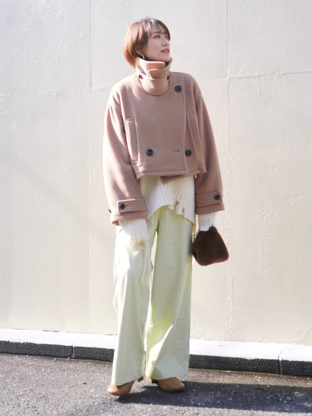 メゾンスペシャル　Cropped Peacoat クロップドピーコート MAISON SPECIAL｜Cropped Peacoat | Rakuten Fashion(楽天